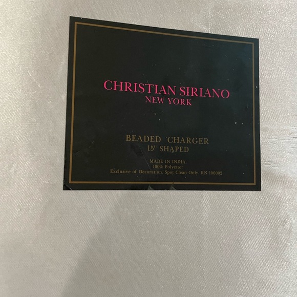 CHRISTIAN SIRIANO “NIGHTMARE BEFORE CHRISTMAS JACK  SKELLINGTON BEADED CHARGERS - Picture 4 of 5